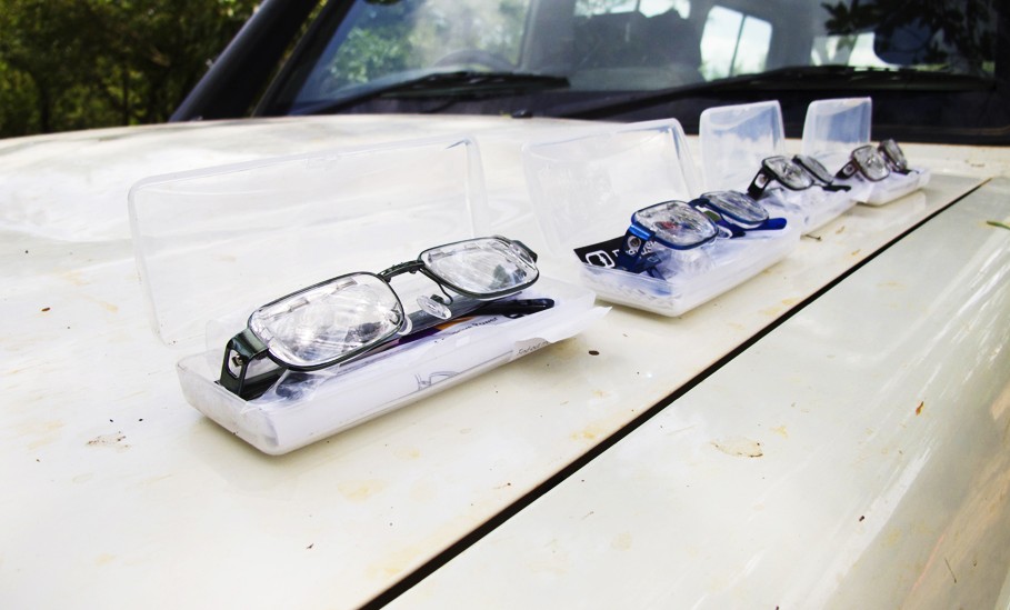 Eyejusters were displayed on the LandCruiser
